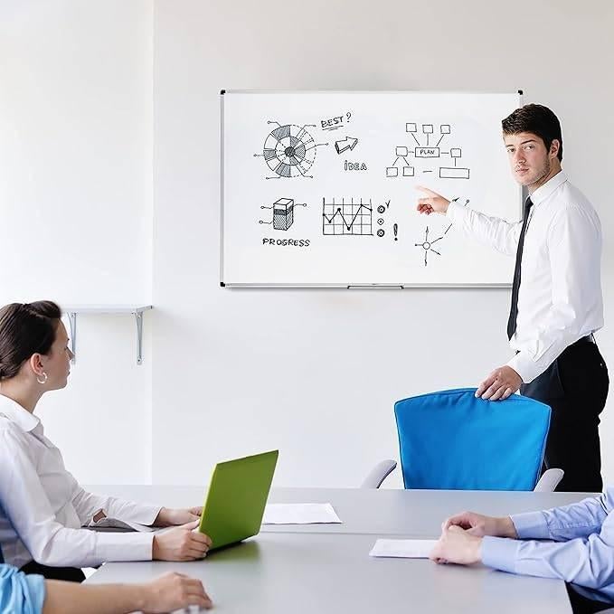 Magnetisch whiteboard | 90 x 60 cm | GRATIS LEVERING, -, Verzenden, -, Nieuw