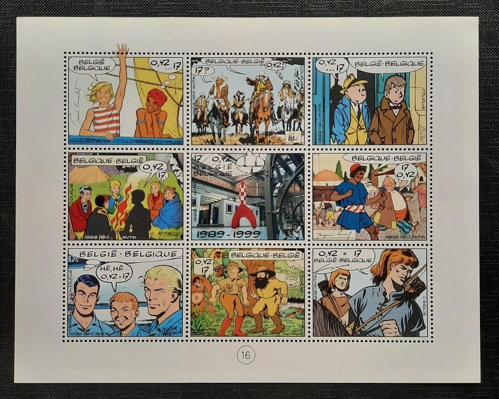 België: OBP 2841/49-BL81 ** Jeugdfilatelie 1999., Postzegels en Munten, Postzegels | Europa | België, Frankeerzegel, Ophalen of Verzenden