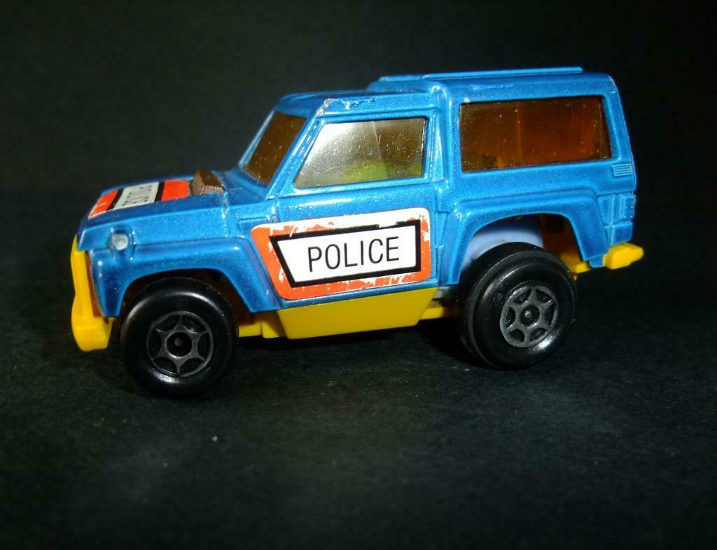 Vintage Majorette Motor Range Rover Police, zeer goede staat, Hobby en Vrije tijd, Modelauto's | Overige schalen, Gebruikt, Auto