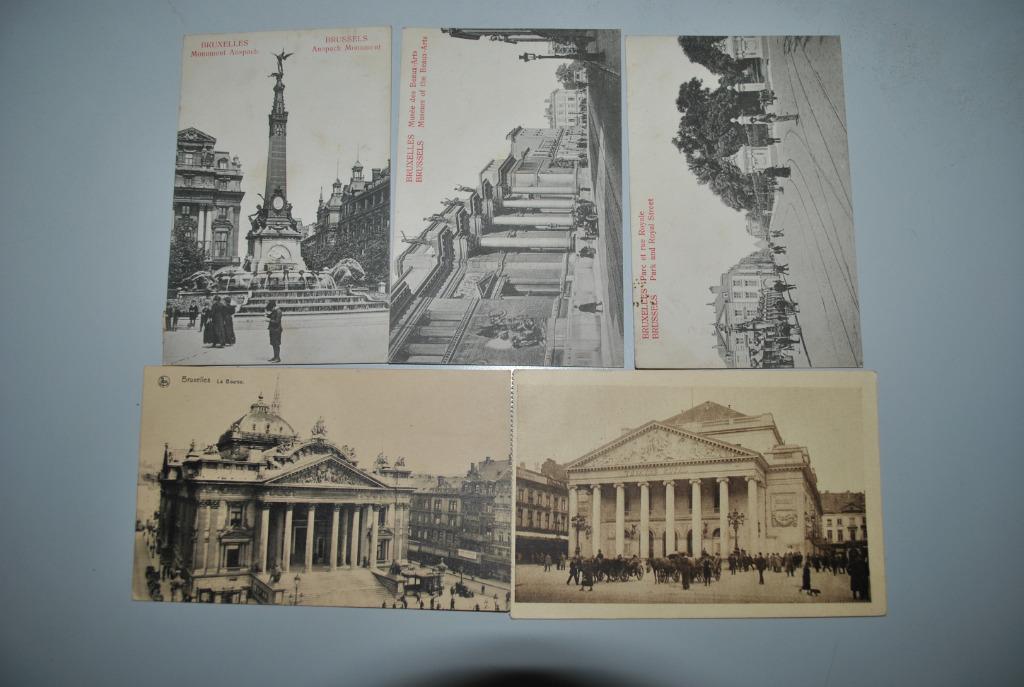 Belgique 1913/23 Cartes postales Bruxelles, Verzenden