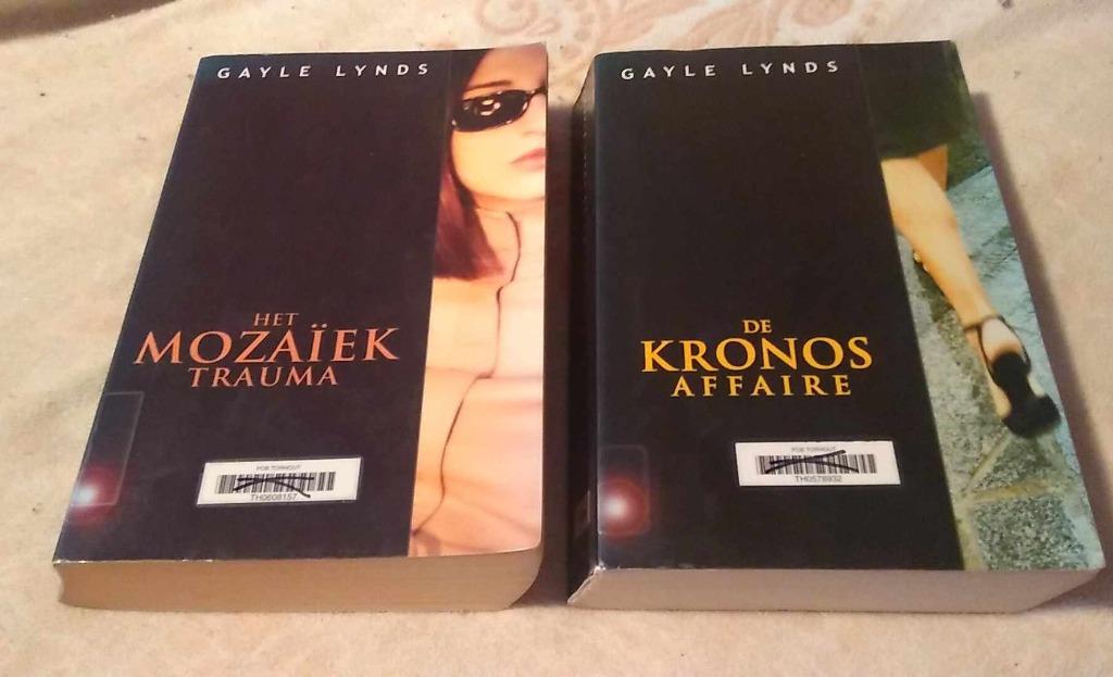 boeken van Gayle Lynds Het mozaïek trauma De kronos affaire, Enlèvement ou Envoi