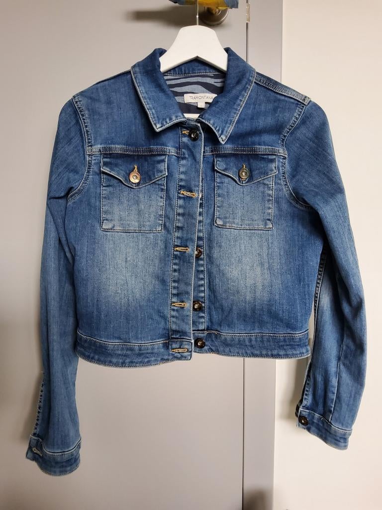 Donker jeans jasje tramontana maat s, Blauw, Tramontana, Ophalen of Verzenden, Zo goed als nieuw