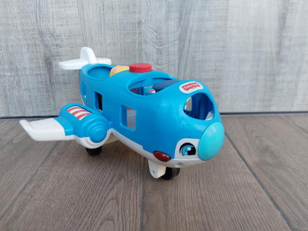 Vliegtuig little people Fisher price, Kinderen en Baby's, Ophalen, Gebruikt, Met licht