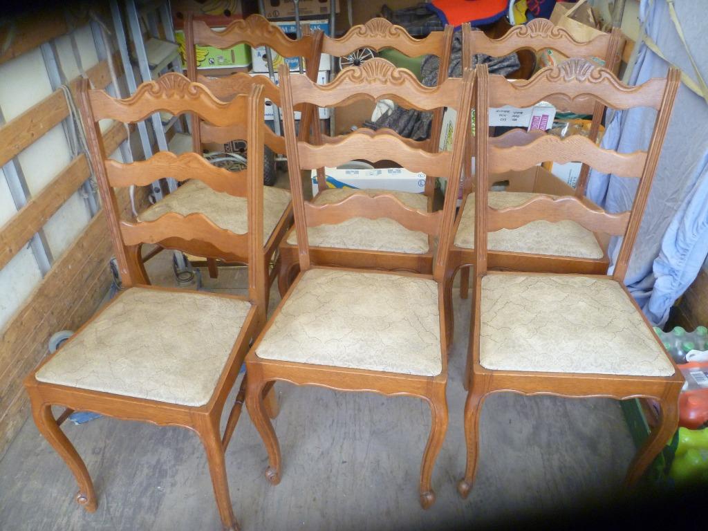 6  GOEDE LOUIS XV STOELEN, Antiek en Kunst, Ophalen