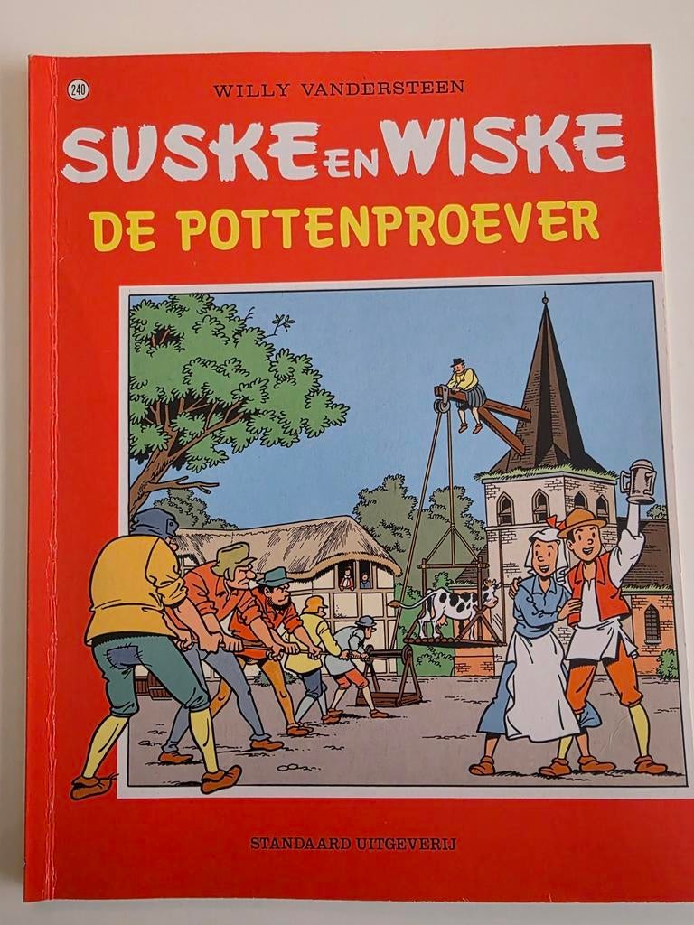 Suske en Wiske - 240 De pottenproever - Eerste druk, Boeken, Stripverhalen, Willy Vandersteen, Eén stripboek, Ophalen of Verzenden