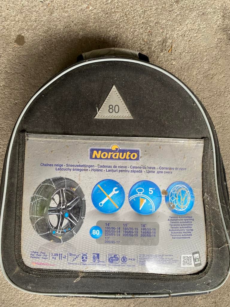 Chaines auto, Enlèvement, Utilisé