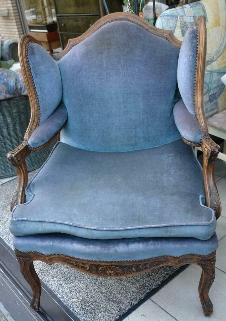 Zetel Louis XV, Ophalen, Gebruikt