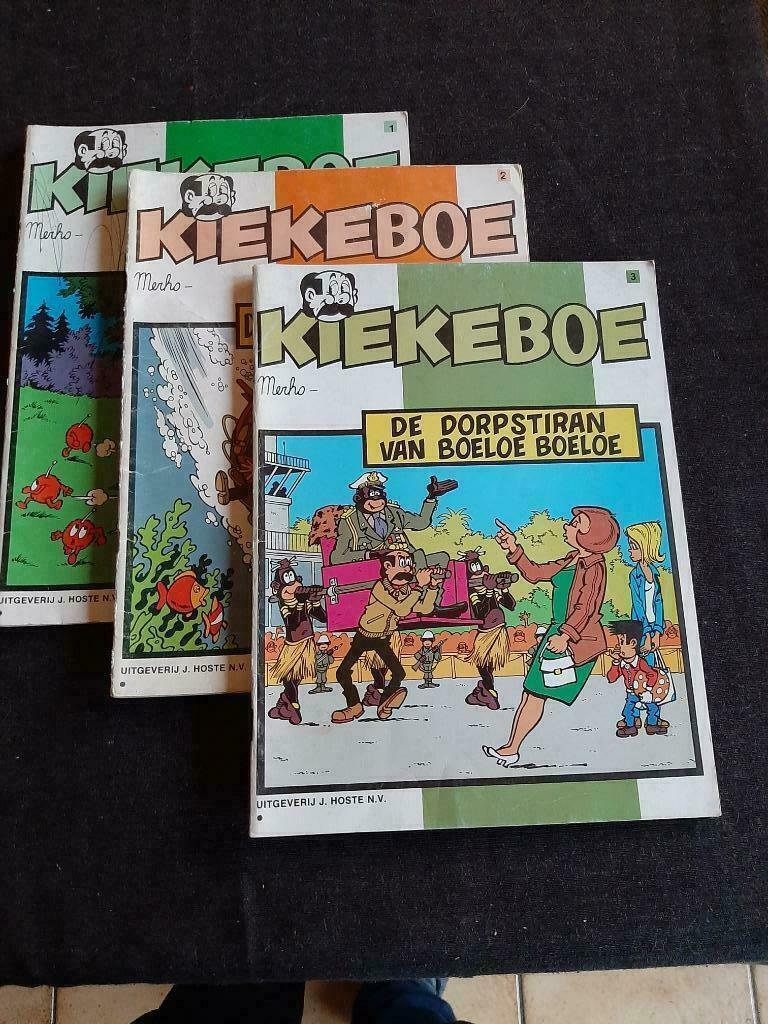 Kiekeboe deel 1 en 3 (uitgeverij Hoste), Boeken, Meerdere stripboeken, Ophalen of Verzenden, Gelezen, Merho