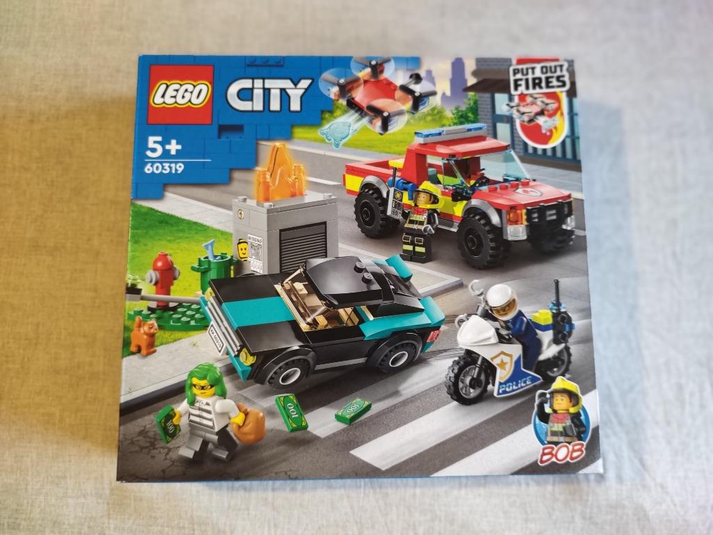 Lego City 60319 – Brandweer & Politie achtervolging, Ophalen of Verzenden, Nieuw, Complete set, Lego