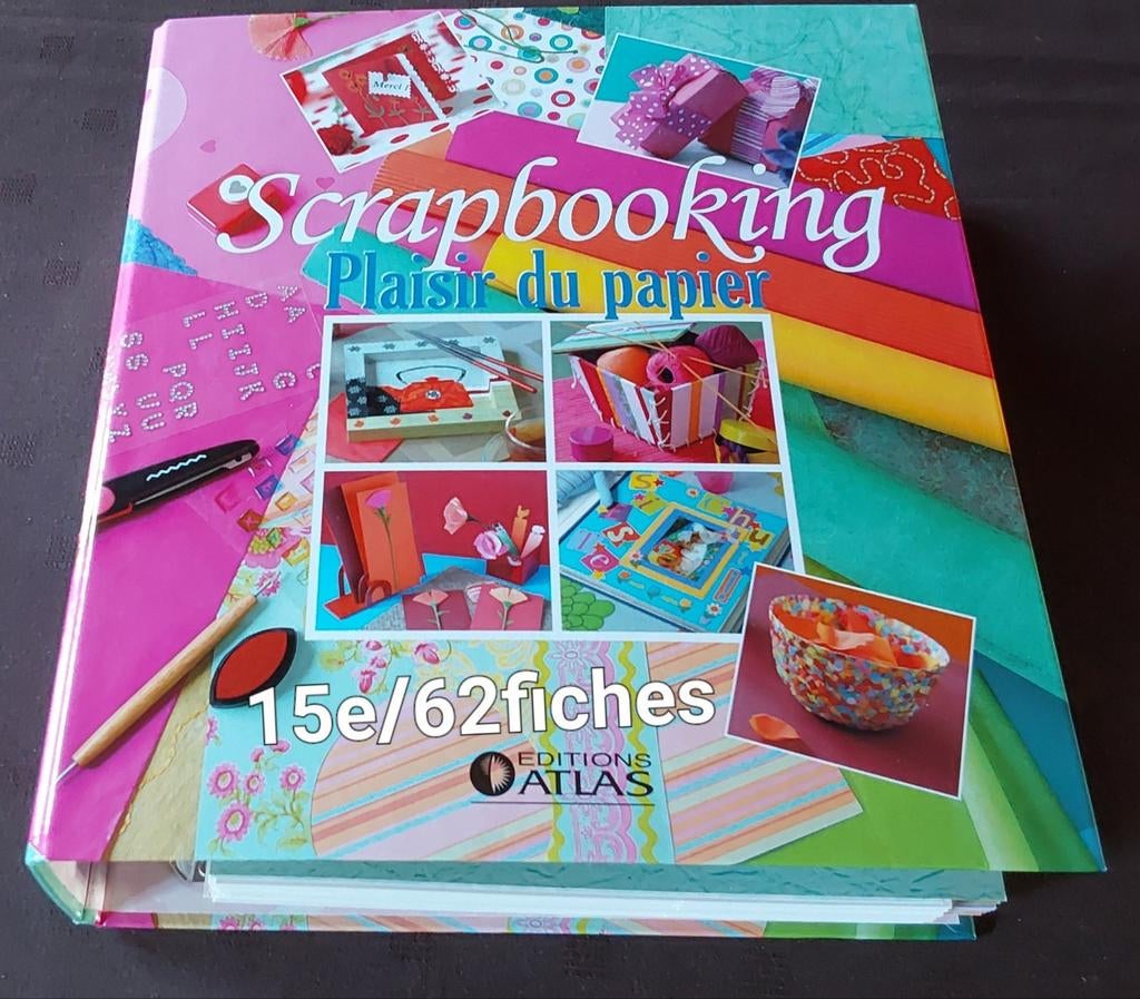 Fiches scrapbooking,orgami, potager, champignons, herbes...., Enlèvement ou Envoi, Neuf, Autres sujets/thèmes, Éditions Atlas