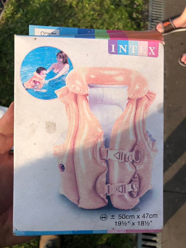 Gilet de natation gonflable Intex Deluxe Swim Vest pour enfa, Tuin en Terras, Ophalen of Verzenden, Nieuw, Overige typen
