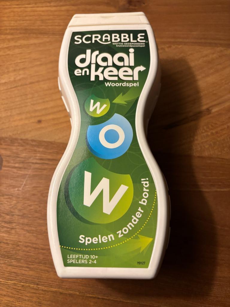 gezelschapsspel scrabble draai en keer pocketversie, Ophalen, Zo goed als nieuw, Reisspel