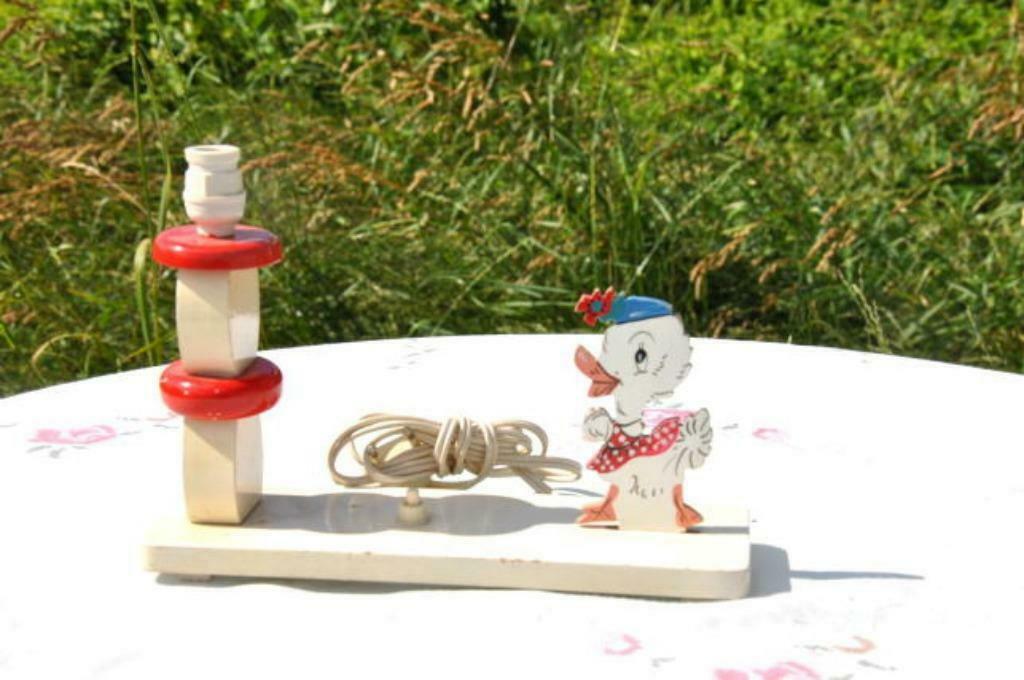 §  lampe de chevet vintage chambre d'enfant, Ophalen of Verzenden, Gebruikt, Lamp