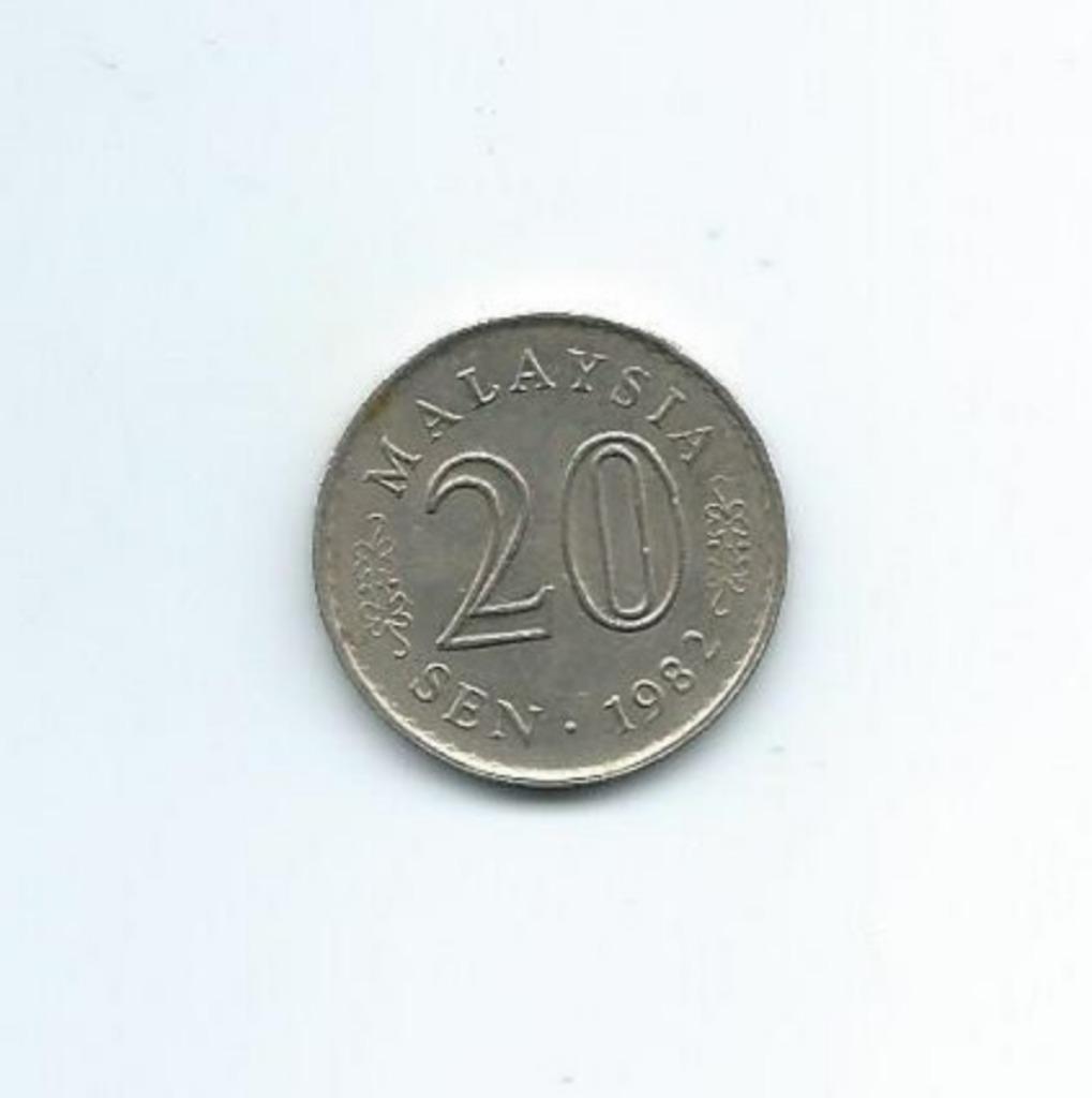 Maleisië, 20 Sen 1982., Postzegels en Munten, Ophalen of Verzenden, Zuidoost-Azië, Losse munt