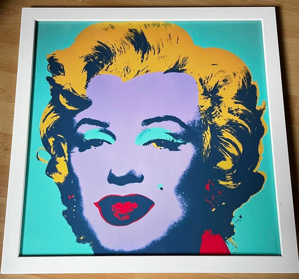 Marilyn Monroe beprekte oplage andy warhol popart design, Antiek en Kunst, Kunst | Litho's en Zeefdrukken, Ophalen of Verzenden