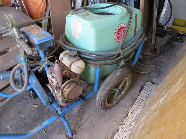 Professioneel sproeitoestel met benzinemotor, Tuin en Terras, Ophalen, Gebruikt, Overige soorten