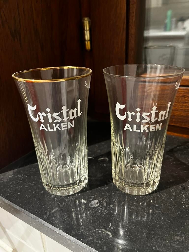 2 Cristal Alken tulpjes, Verzamelen, Ophalen of Verzenden, Zo goed als nieuw