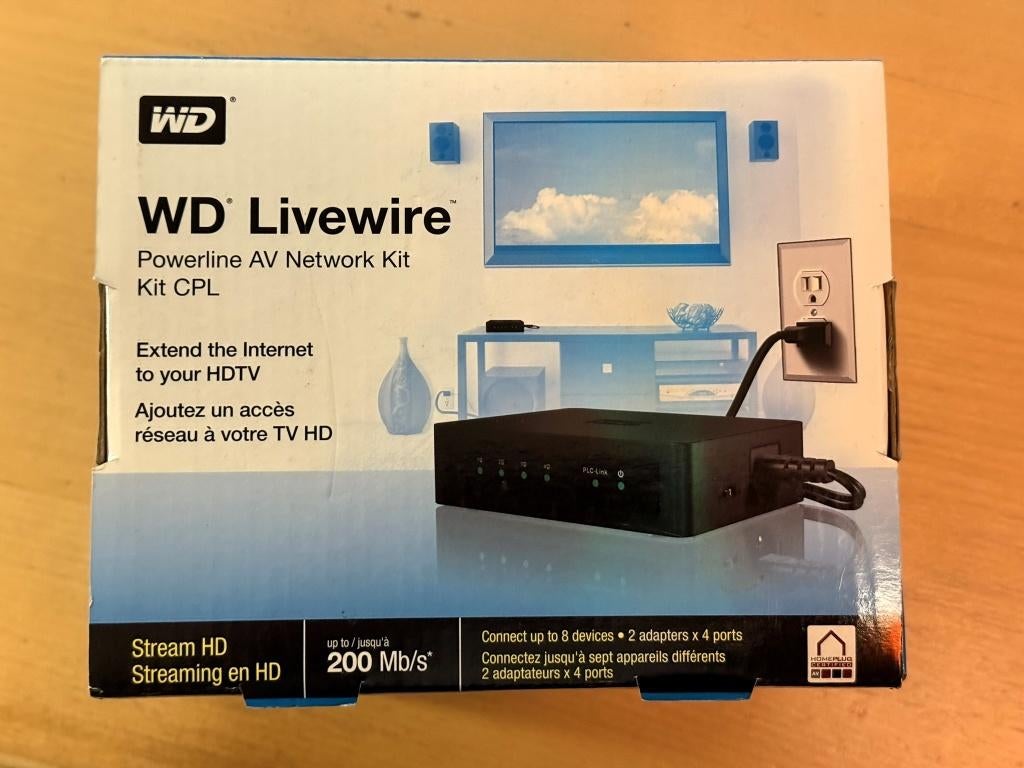 Setje WD Live Wire Ethernet switches, Ophalen of Verzenden, Zo goed als nieuw