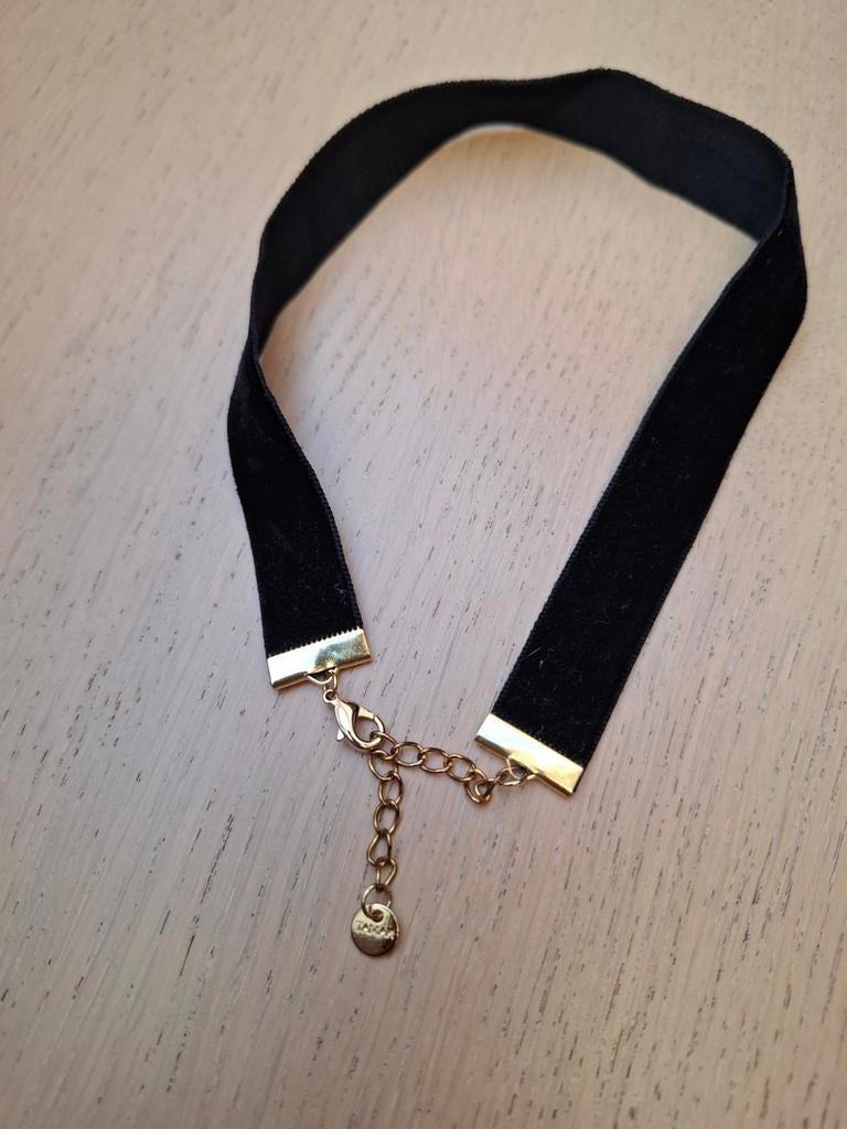 Neuf collier choker Tamar velours noir, Bijoux, Sacs & Beauté, Neuf, Noir
