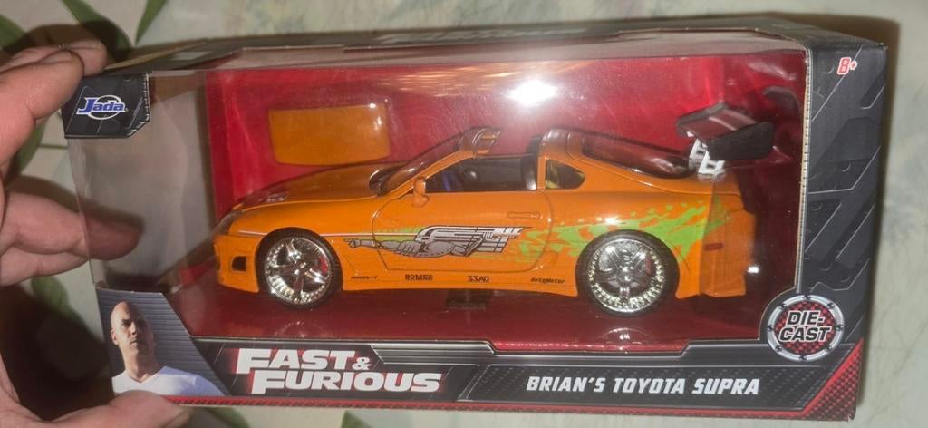 Toyota supra fast and furious 1/24, Enlèvement ou Envoi, Comme neuf, Voiture, Jada