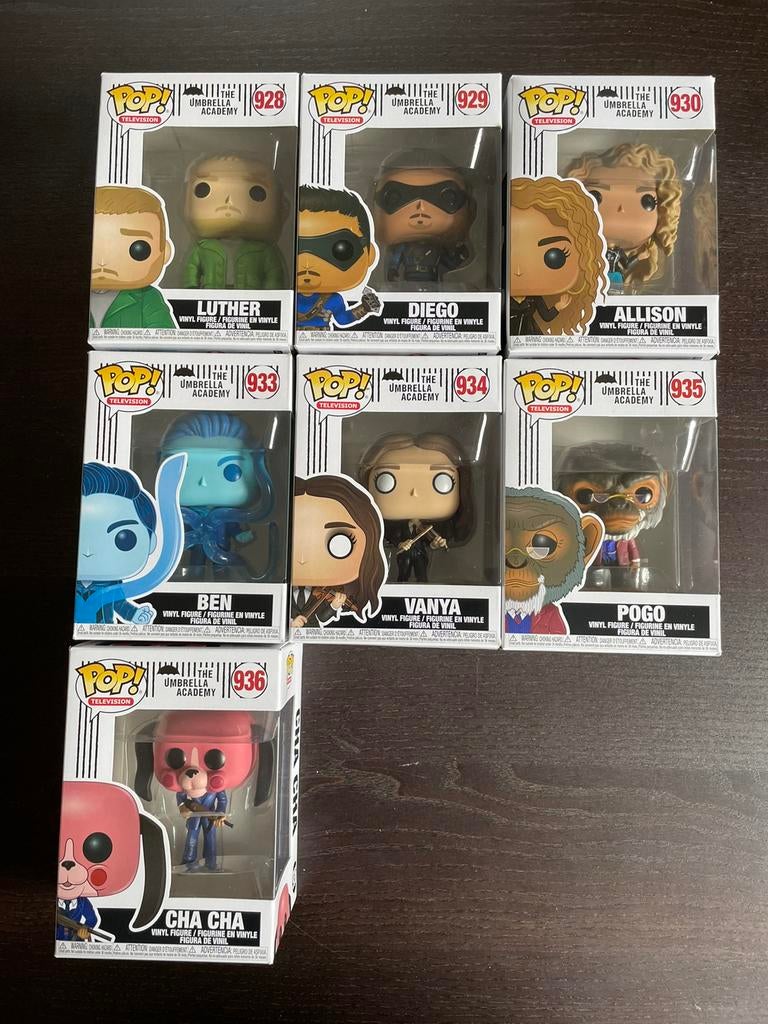 Funko The Umbrella Academy set, Verzamelen, Poppetjes en Figuurtjes, Nieuw, Ophalen of Verzenden