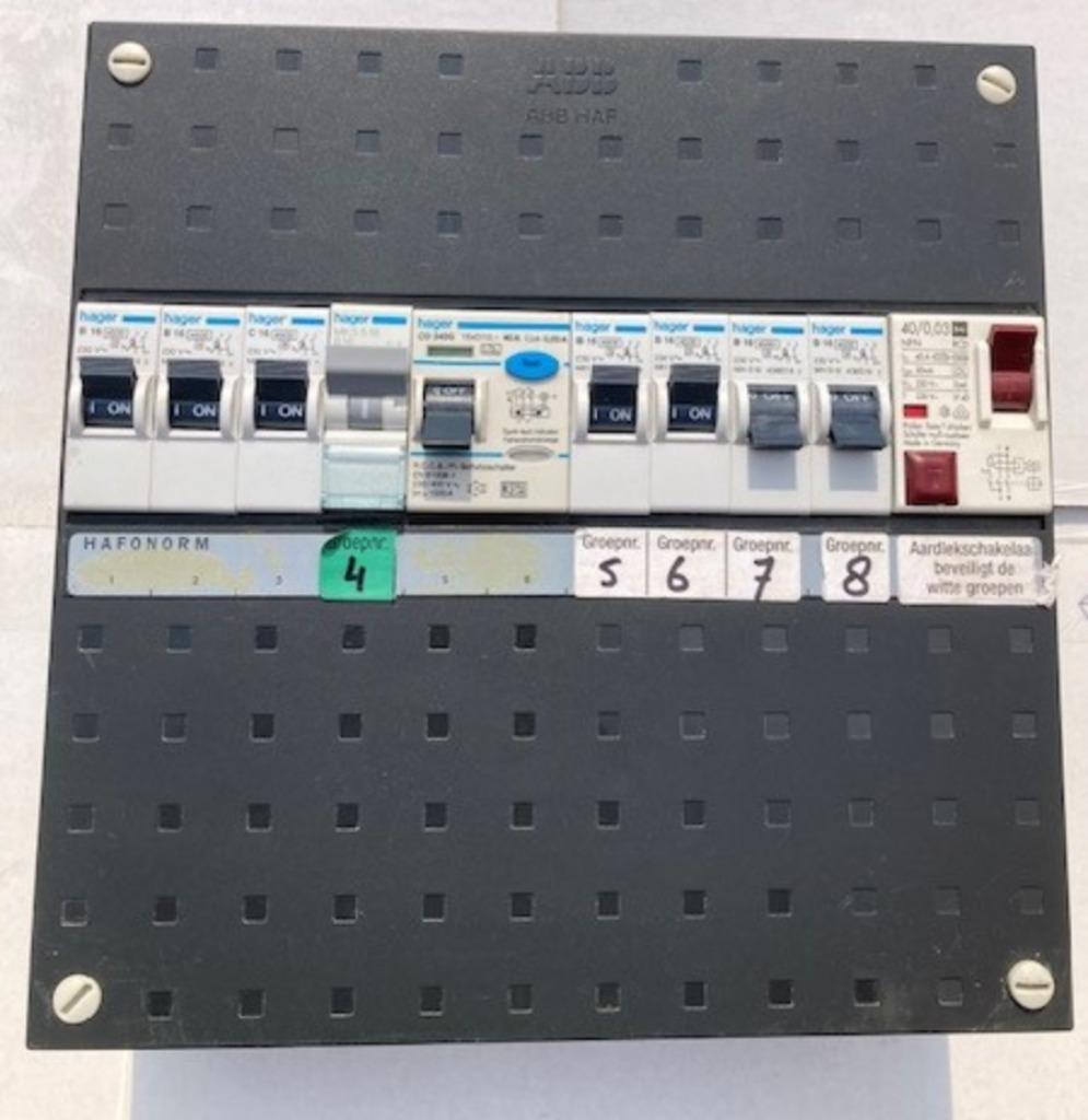 groepenkast, Doe-het-zelf en Bouw, Elektriciteit en Kabels, Ophalen, Gebruikt, Overige typen