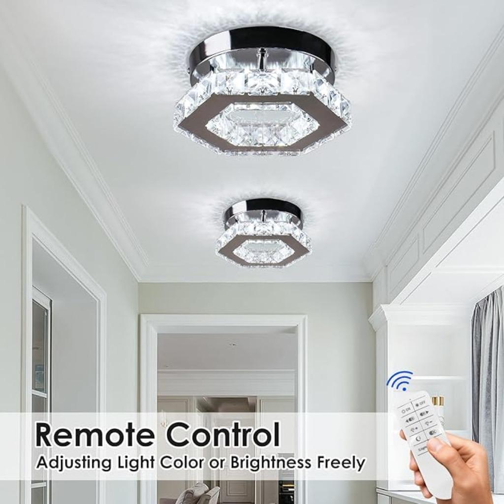 Plafonnier en cristal à intensité variable Cainjiazh LIVRAIS, Envoi, Neuf, MODERN