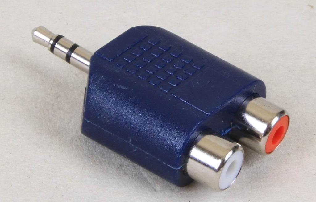 Adaptateur stereo mini-jack vers RCA, Enlèvement ou Envoi, Neuf, Autres câbles