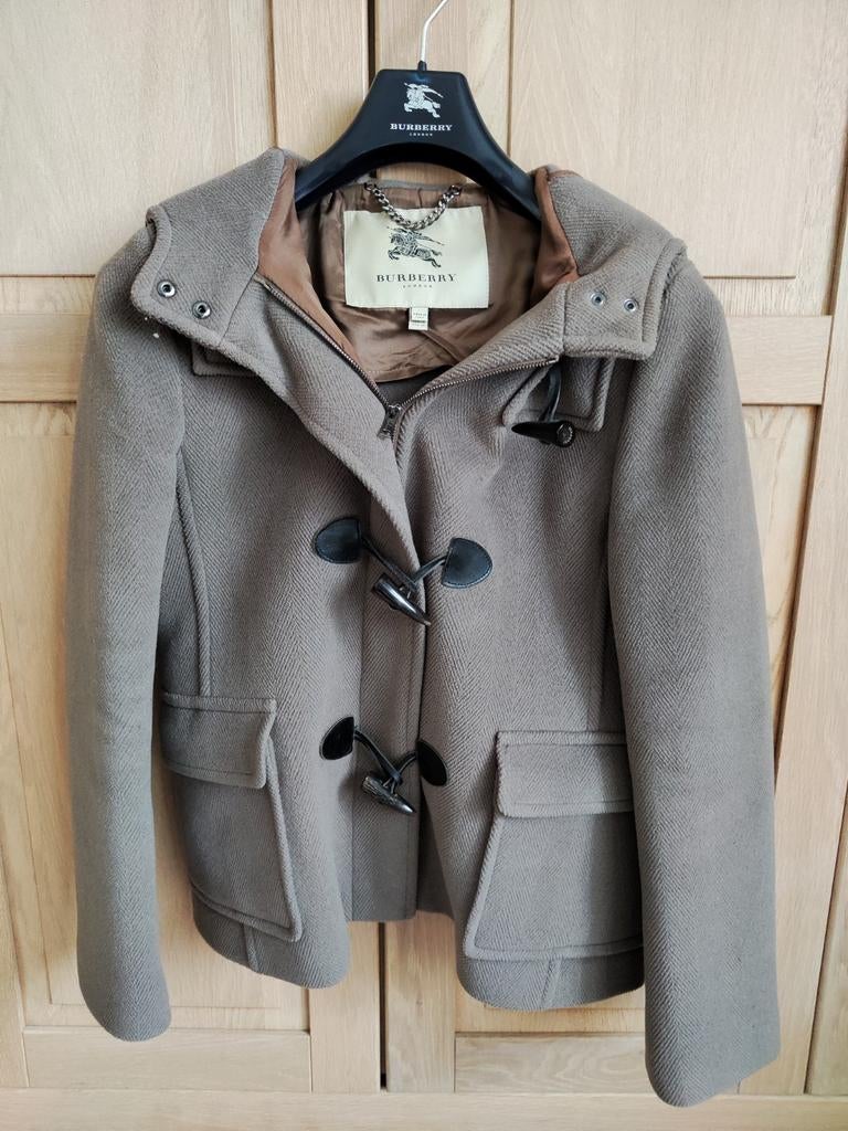 Burberry duffle coat jack van 100% wol, Kleding | Dames, Ophalen