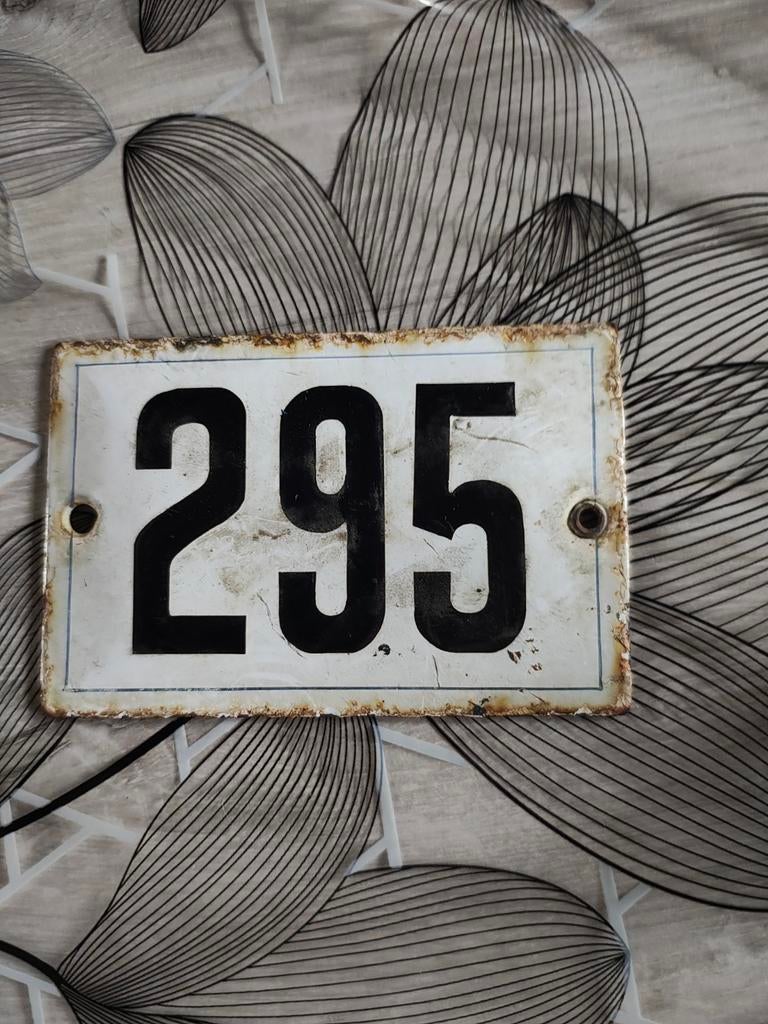 Chiffre en émail, Antiquités & Art, Enlèvement ou Envoi