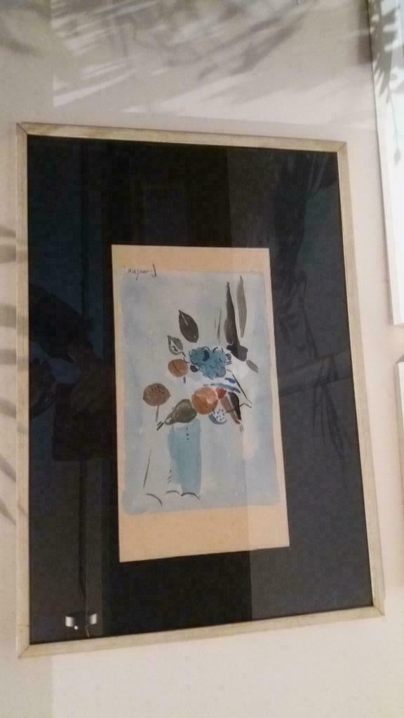 Stilleven-Aquarel van Pierre Cox (1915-1974), Antiek en Kunst, Ophalen of Verzenden