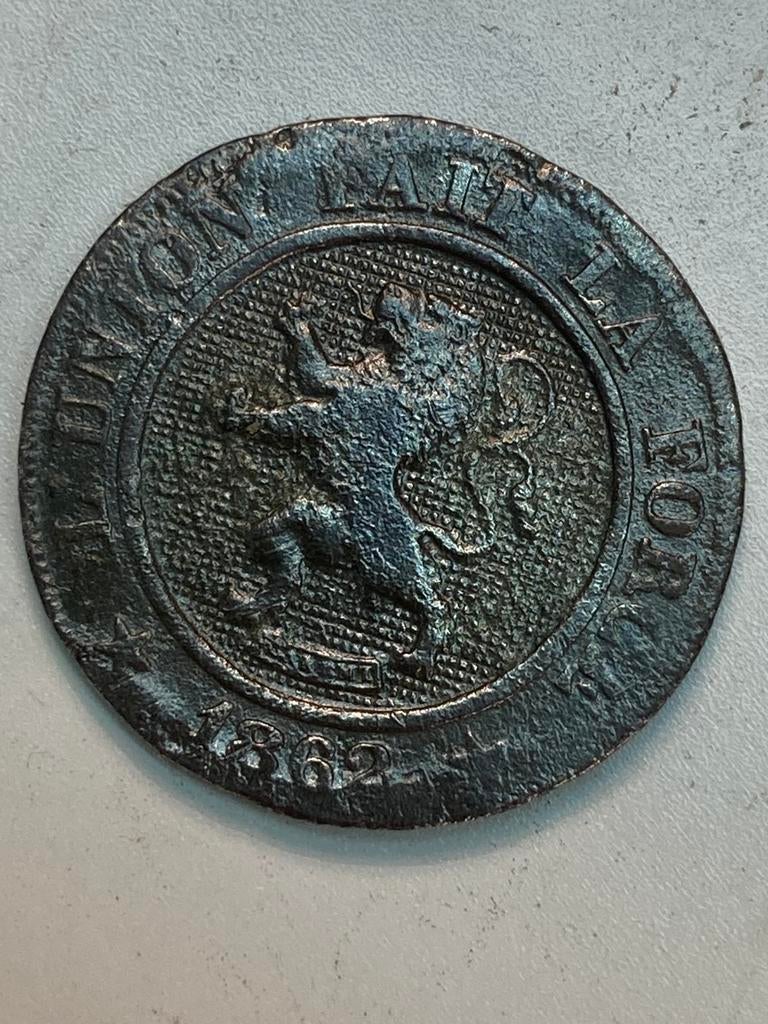 10 Centimes-muntje uit 1862, Enlèvement, Autre, Monnaie en vrac