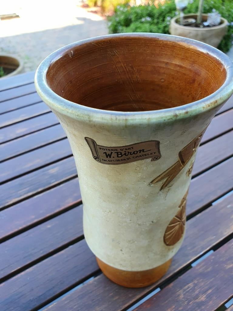 Bouffioulx zandstenen vaas, Antiek en Kunst, Ophalen of Verzenden