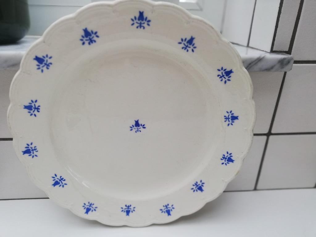 boch bord festival blauw bloem, Ophalen