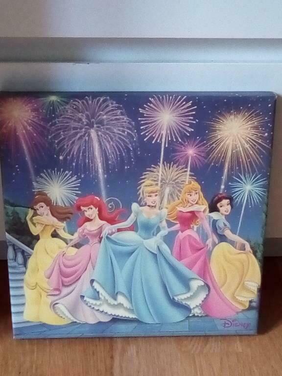 Disney prinses schilderij, Ophalen of Verzenden, Nieuw, Wanddecoratie