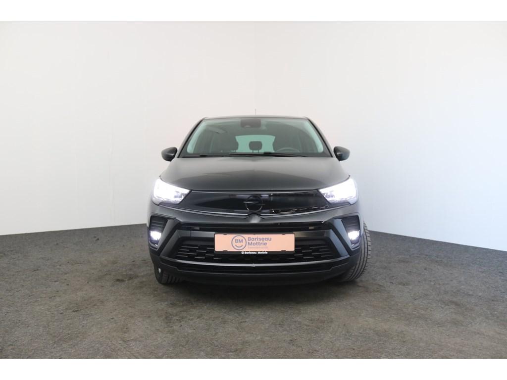 Opel Crossland 1.2 TURBO GS-LINE *BTW AFTREKBAAR*GPS*CARPLA, USB, Zwart, Handgeschakeld, 5 deurs