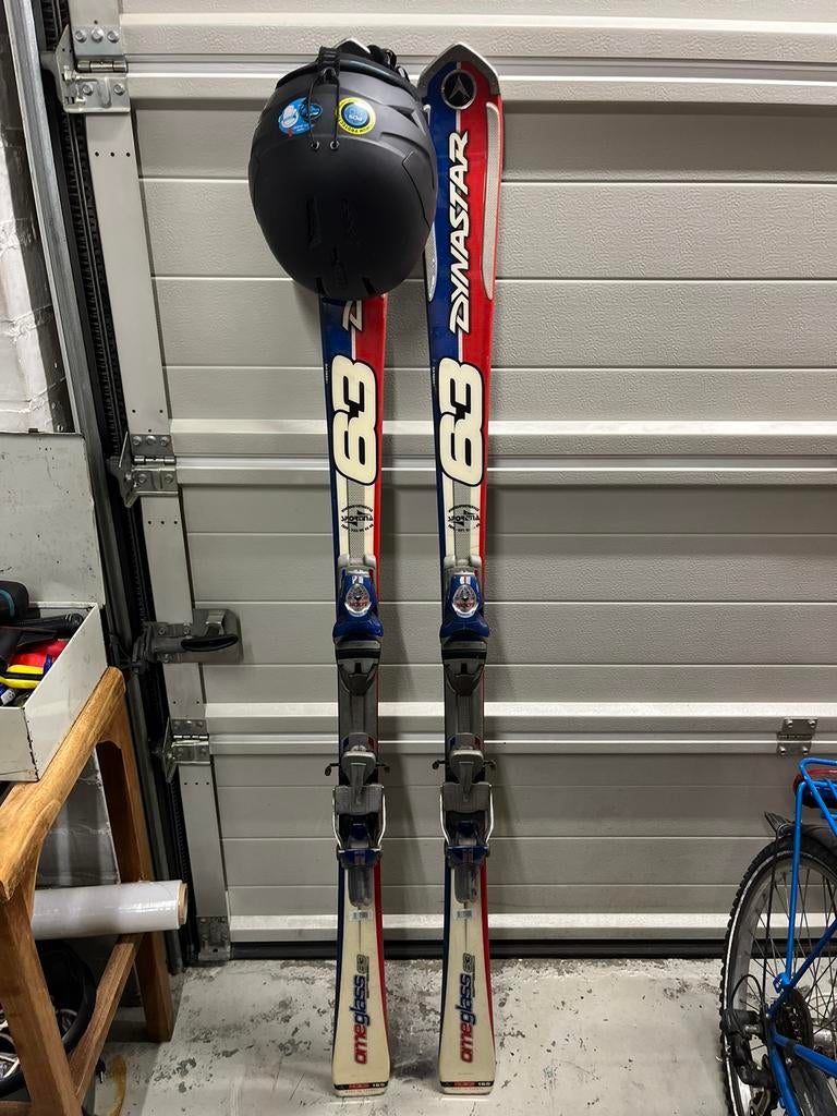 2 skilatten dynastar omeglass 63 speed    Skihelm salomon, Ophalen of Verzenden, Gebruikt, Salomon