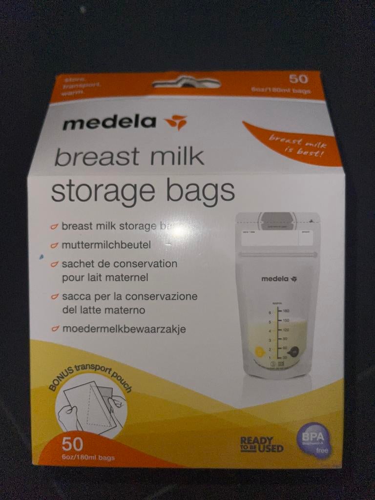 Medela moedermelkbewaarzakjes 50stuks nieuw in verpakking, Ophalen, Zo goed als nieuw