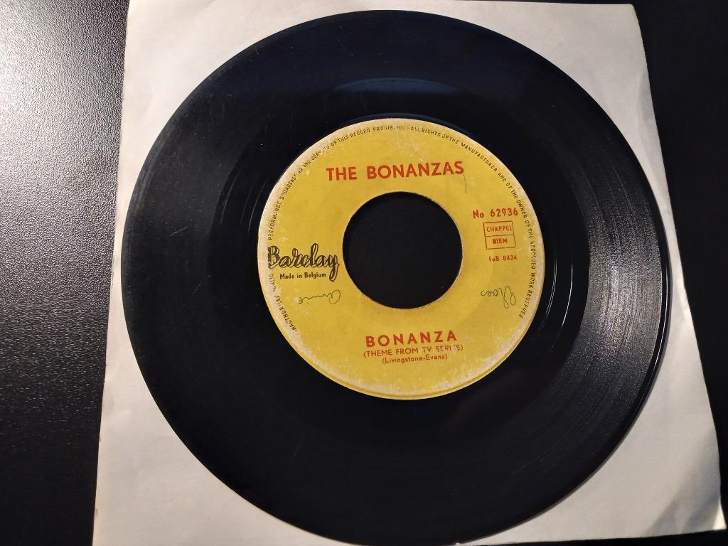 Les Bonanzas — Bonanza / African Waltz '7, Enlèvement ou Envoi, Single, Utilisé, Pop