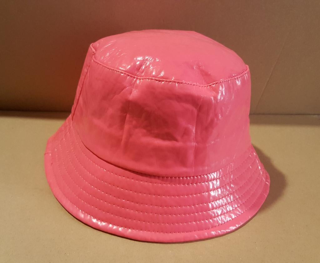 Vrolijke bucket hat / regenhoed- roos roze NIEUW, Ophalen of Verzenden, Nieuw, Jongen of Meisje, Hoed
