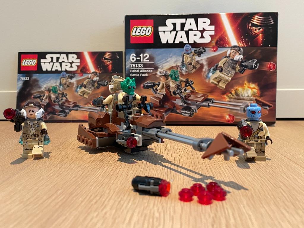 LEGO Star Wars 75133 - Rebels Alliance Battle Pack, Ophalen of Verzenden, Zo goed als nieuw, Actiefiguurtje