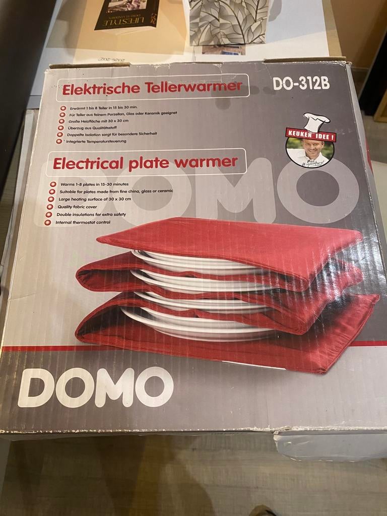Domo elektrische bordenwarmer, Ophalen, Gebruikt