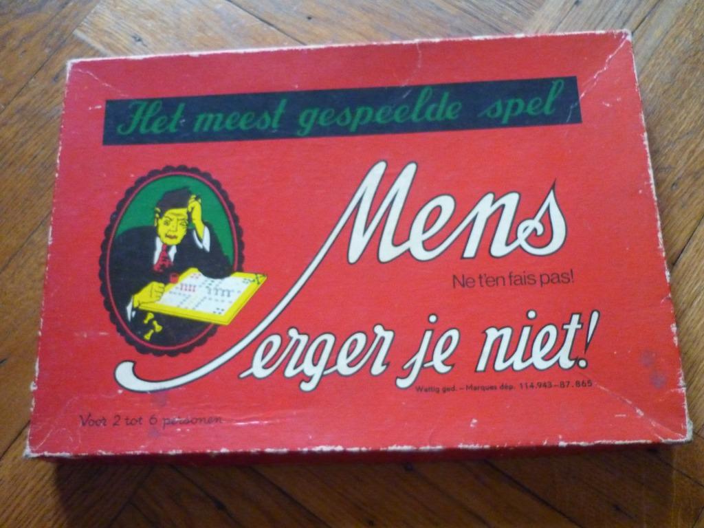 Vintage spel 'Mens erger je niet' & 'Halma', Enlèvement ou Envoi, Utilisé