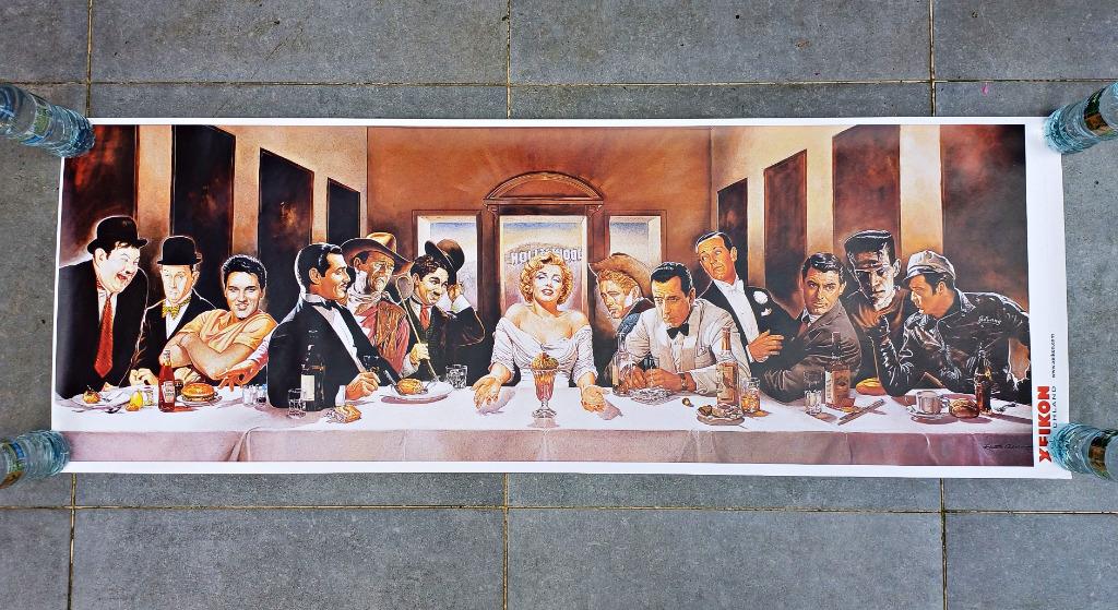 Grande affiche : « La Cène » Renato Casaro - NOUVEAU, Enlèvement ou Envoi, Neuf, Cinéma et TV