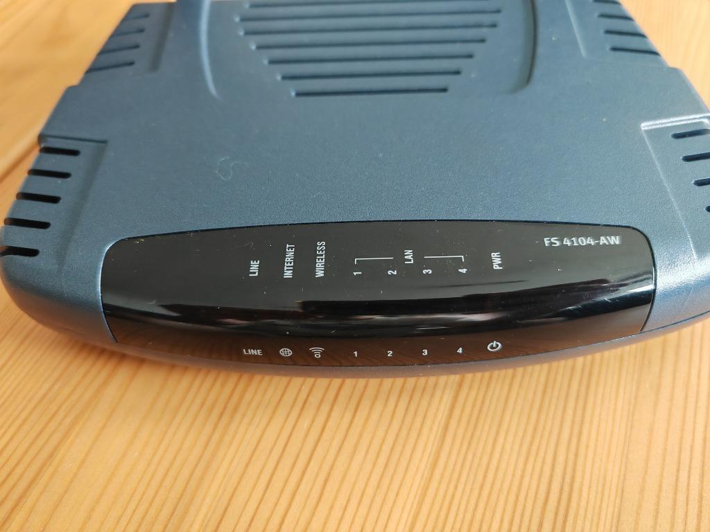 Modem-Routeur Wi-Fi xDSL Aethra FS4104, Ophalen of Verzenden, Gebruikt, Router, Aethra