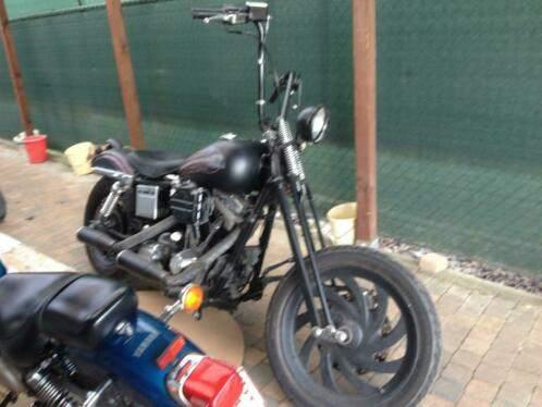 Harley Davidson evo blok verbouwd Bobber, Motoren, 2 cilinders, 1340 cc, Chopper, Particulier