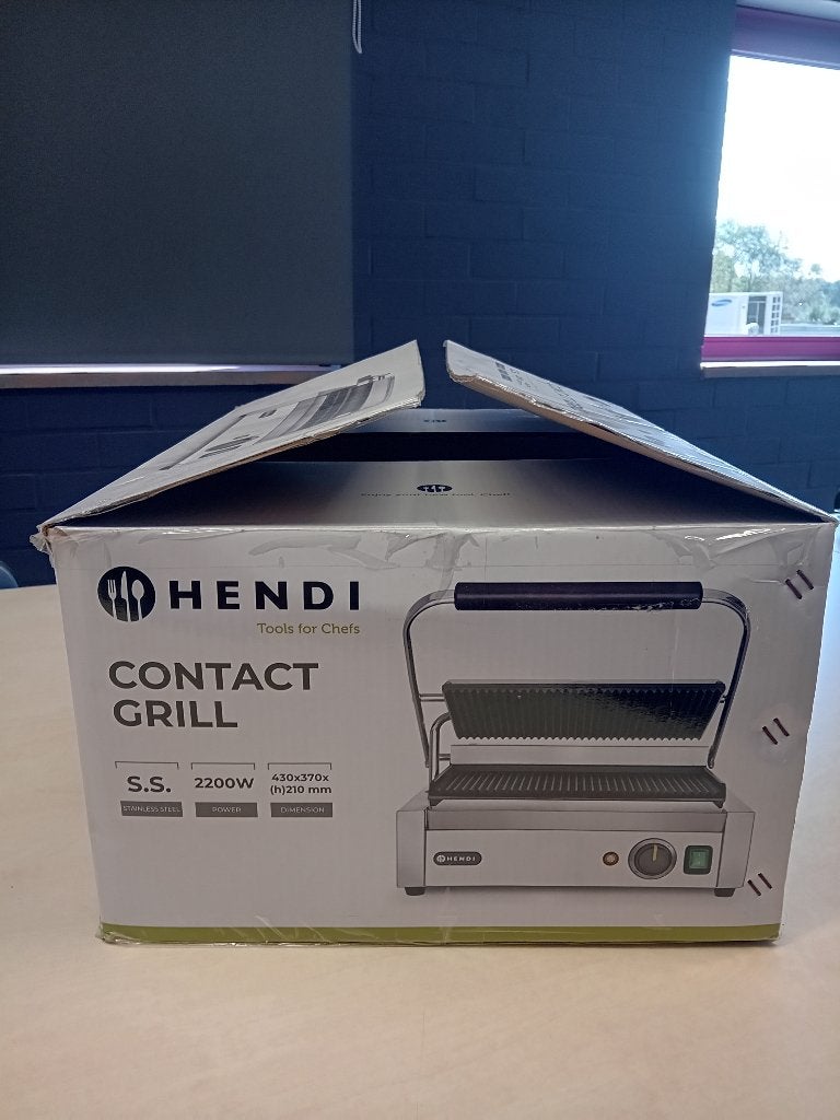 HENDI CONTACT GRILL, Electroménager, Enlèvement, Comme neuf