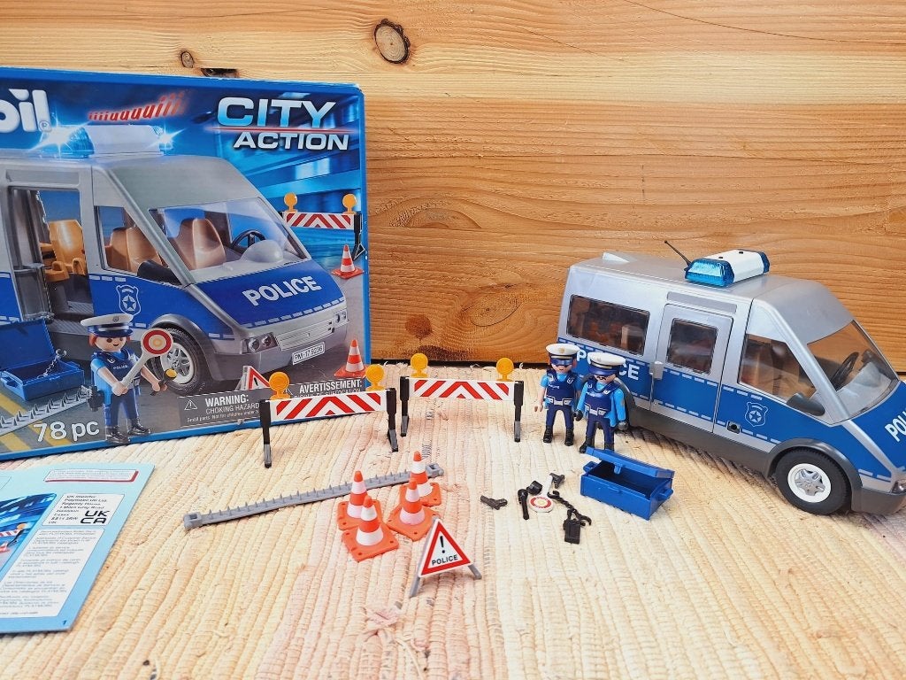 Playmobil politiecombi 9236, Ophalen of Verzenden, Gebruikt