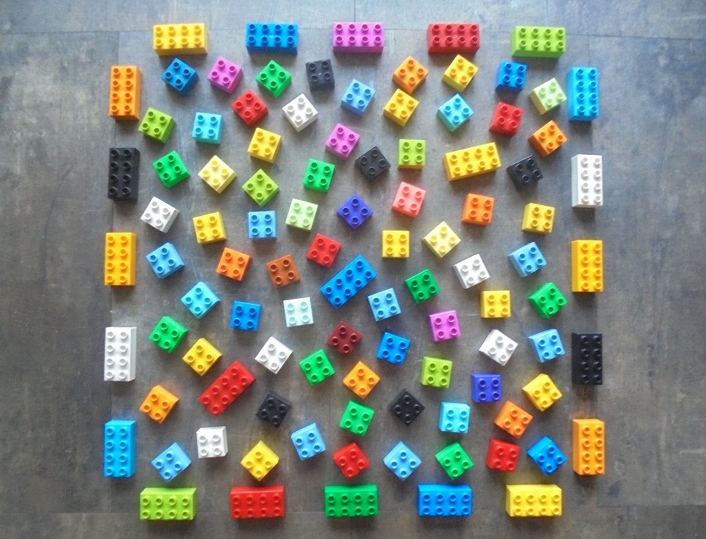 Lego Duplo Brick Set 168 (zie foto's), Kinderen en Baby's, Speelgoed | Duplo en Lego, Ophalen of Verzenden, Gebruikt, Losse stenen