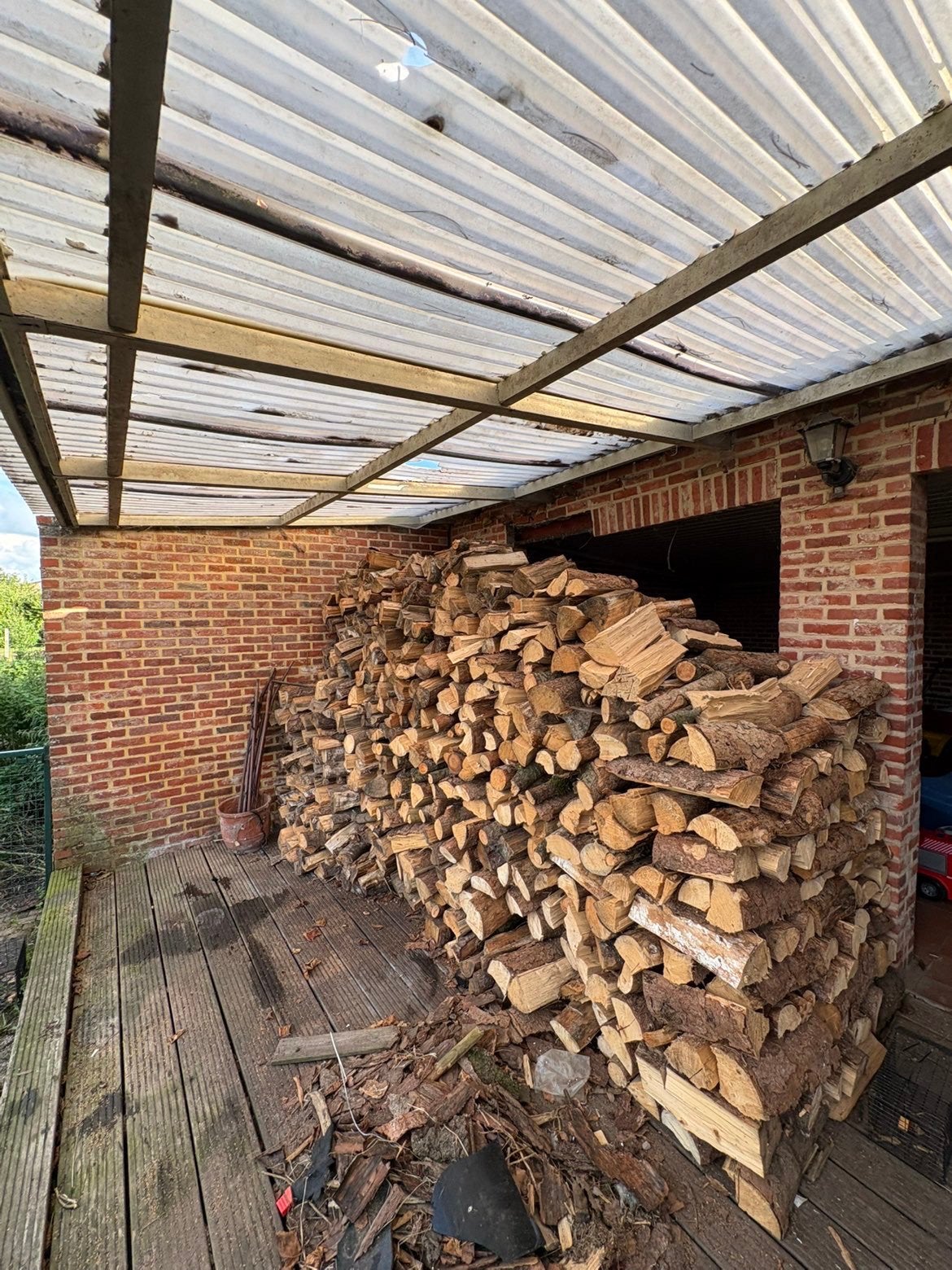 Brandhout TE KOOP DROOG, 3 à 6 m³, Enlèvement, Autres essences de bois, Bûches
